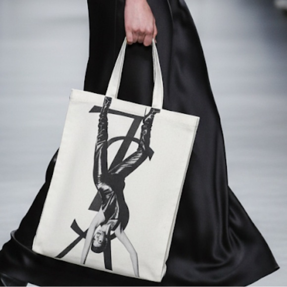 Yves Saint Laurent Handbags - Rare Authentic Yves Saint Laurent luxury designer 2008 signature tote bag